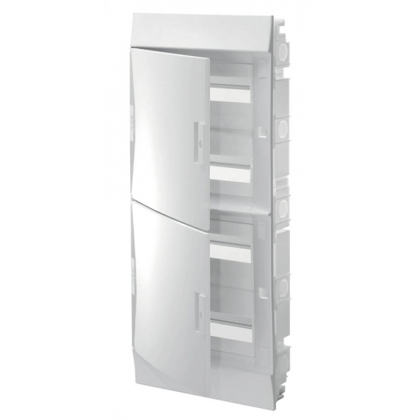 Шкаф в нишу ABB Mistral41 48М (4x12) непрозрачная дверь, клеммы (1SLM004102A1108)