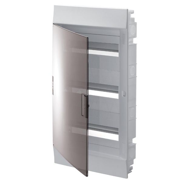Шкаф в нишу ABB Mistral41 36М (3x12) прозрачная дверь, клеммы (1SLM004101A1207)