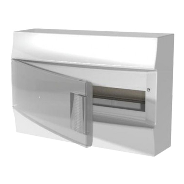 Шкаф настенный ABB Mistral41 18М прозрачная дверь, клеммы (1SPE007717F0821)