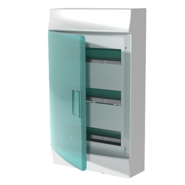 Шкаф настенный ABB Mistral41 36М (3x12) зеленая дверь без клеммного блока 41P12X32