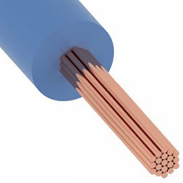 Провод установочный ПуВнг(А)-LS 1х16 силовой медный (ПВ-1) синий ГОСТ 31947