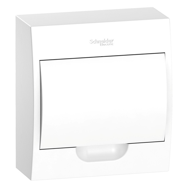 Щиток навесной SE City9 Box 8 модулей с белой дверью с клеммниками N+PE (Easy9)