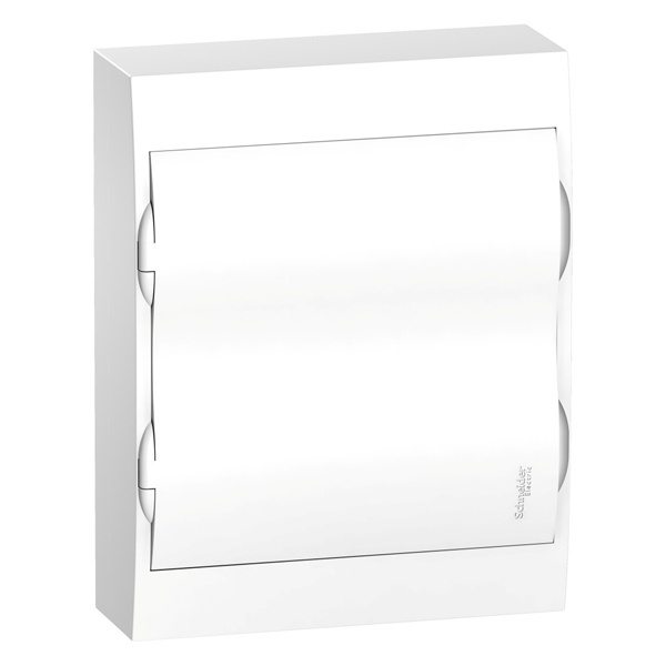 Щит навесной SE City9 Box 24 (2x12) модулей с белой дверью с клеммниками N+PE (Easy9) (электрический шкаф)