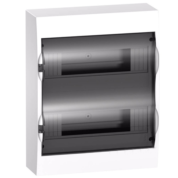 Щит навесной SE City9 Box 24 (2x12) модулей с прозрачной дверью с клеммниками N+PE (Easy9) (электрический шкаф)