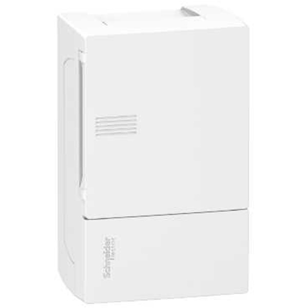 Щиток навесной Schneider Electric Resi9 Mini Pragma 4 модуля с белой дверью 2 шины N и PE