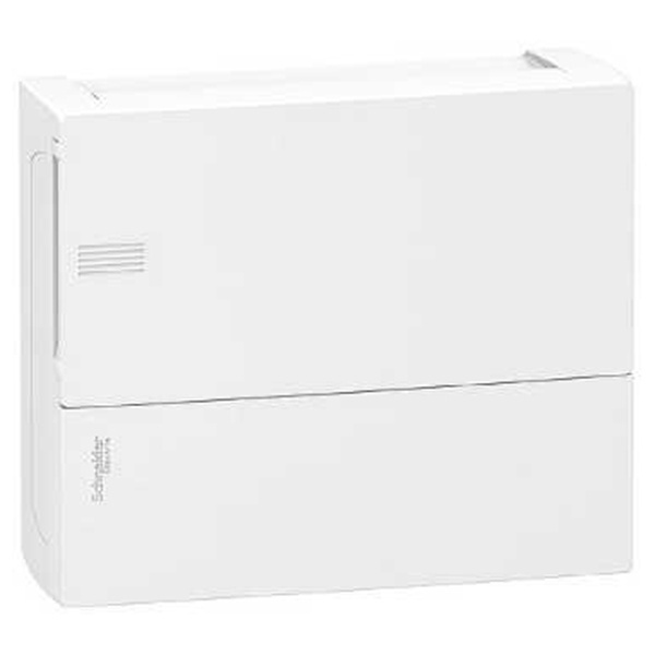 Шкаф навесной Schneider Electric Resi9 Mini Pragma 12 модулей с белой дверью 2 шины N и PE