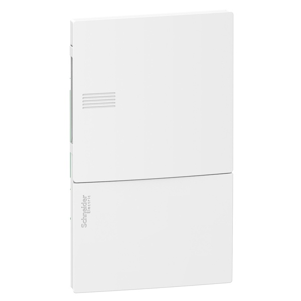 Щиток встраиваемый Schneider Electric Resi9 Mini Pragma 4 модуля с белой дверью 2 шины N и PE
