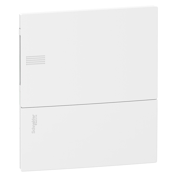 Щиток встраиваемый Schneider Electric Resi9 Mini Pragma 8 модулей с белой дверью 2 шины N и PE