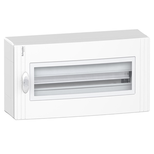 Щит навесной Schneider Electric Pragma 24(1х24) модуля с прозрачной дверью с клеммниками N+PE (электрический шкаф)