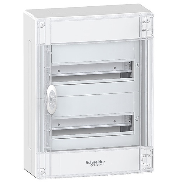 Щит навесной Schneider Electric Pragma 36(2х13) модулей с прозрачной дверью с клеммниками N+PE (электрический шкаф)