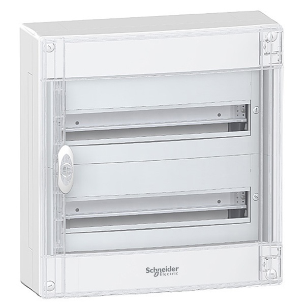 Щит навесной Schneider Electric Pragma 36(2х18) модулей с прозрачной дверью с клеммниками N+PE (электрический шкаф)