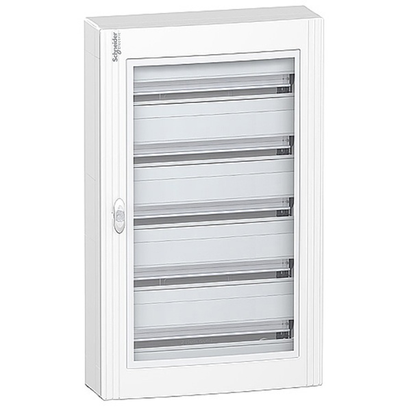 Щит навесной Schneider Electric Pragma 120(5х24) модулей с прозрачной дверью с клеммниками N+PE (электрический шкаф)