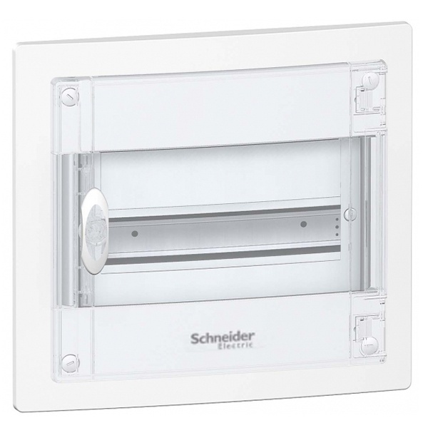 Щит встраиваемый Schneider Electric Pragma 13(1х13) модулей с прозрачной дверью с клеммниками N+PE