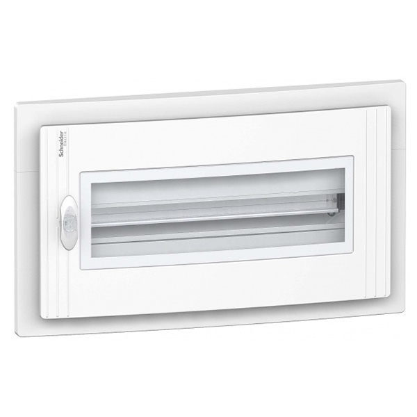 Щит встраиваемый Schneider Electric Pragma 24(1х24) модуля с прозрачной дверью с клеммниками N+PE