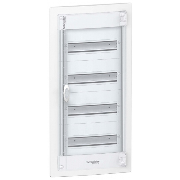 Щит встраиваемый Schneider Electric Pragma 52(4х13) модуля с прозрачной дверью с клеммниками N+PE