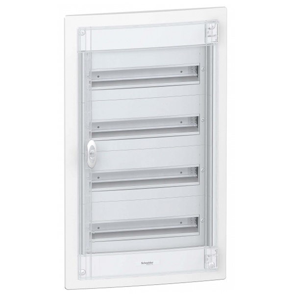 Щит встраиваемый Schneider Electric Pragma 72(4х18) модуля с прозрачной дверью с клеммниками N+PE