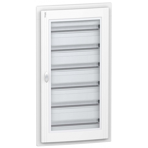 Щит встраиваемый Schneider Electric Pragma 144(6х24) модуля с прозрачной дверью с клеммниками N+PE