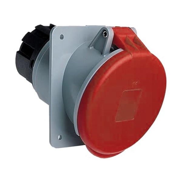 Розетка встраиваемая угловая ABB 363 RAU6 IP44 63A 3P+E