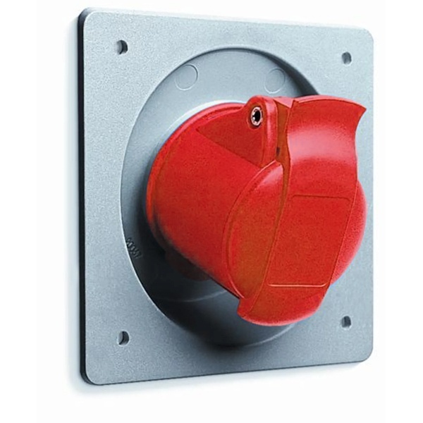 Розетка встраиваемая угловая ABB 416 RAU6 IP44 16A 3P+N+E