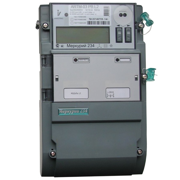 Электросчетчик Меркурий 234 АRTM-03PBR.L2 5-10А 230/400В многотарифный транс. включения RS485 PLCII