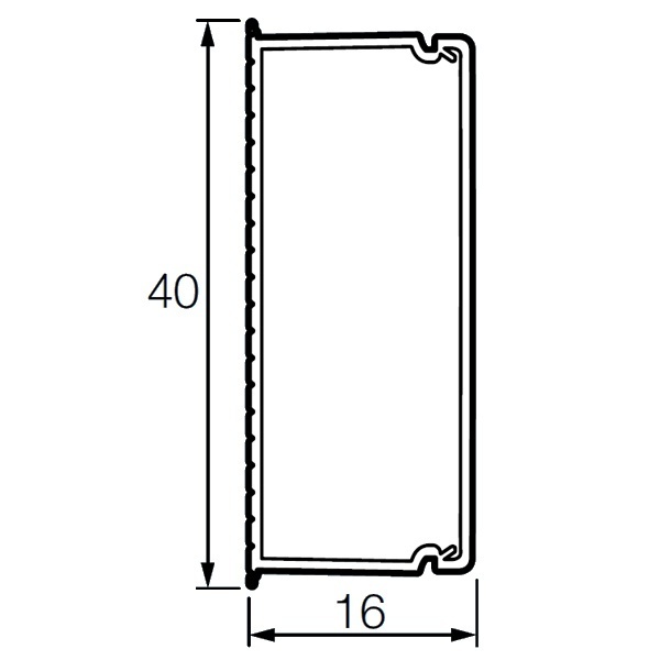 Кабель-канал Metra Legrand мини 40х16 с крышкой (кабельный короб)