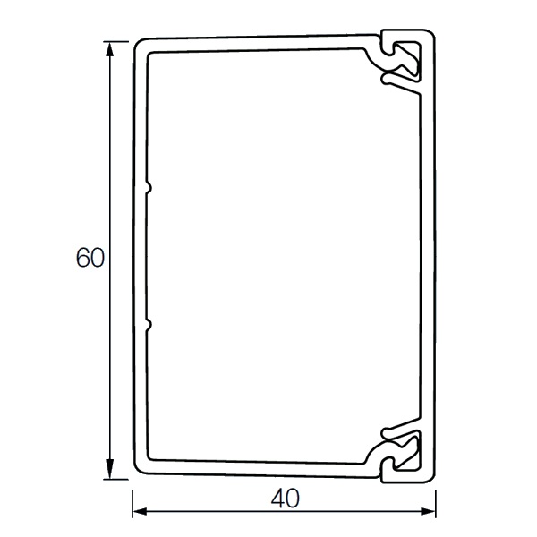 Кабель-канал Metra Legrand мини 60х40 с крышкой (кабельный короб)