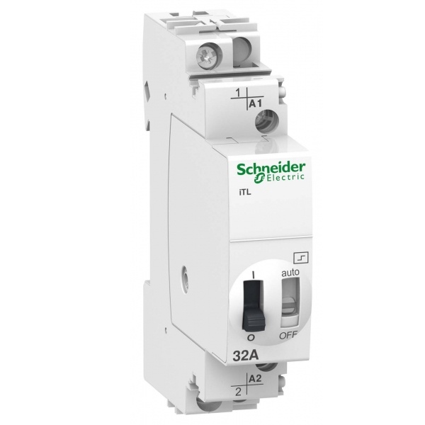 Импульсное реле Schneider Electric iTL 32A 1 полюс 1НО 230В АС 50-60ГЦ 110В DC 1 модуль