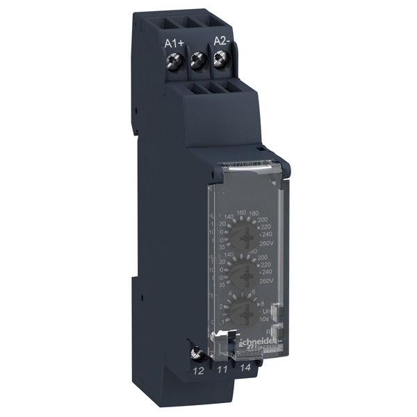 Реле контроля повышения и понижения напряжения Schneider Electric 65-260В AC/DC