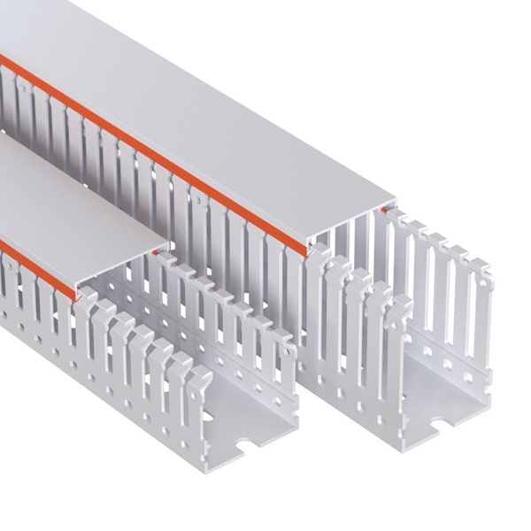 Короб перфорированный DKC RL75 15x18 мм серый