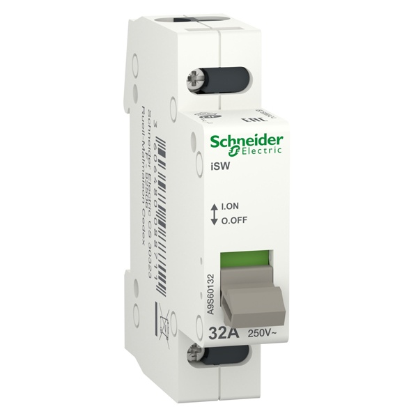 Выключатель нагрузки Schneider Electric 1П 32A однофазный iSW Acti 9 (рубильник)