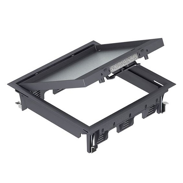 Лючок OBO Bettermann GES4-2U универсальный 6xModul45 в 2xUT3 полиамидсерый