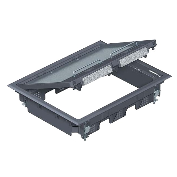 Лючок OBO Bettermann GES6-2U универсальный 9xModul45 в 3xUT3 полиамидсерый