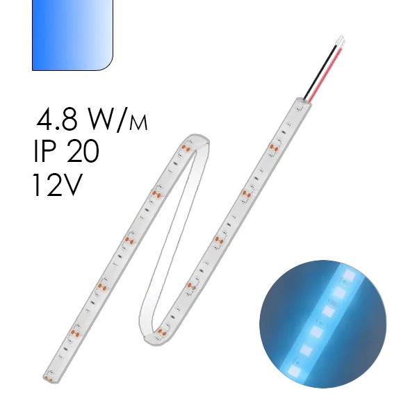 Светодиодная лента Feron LS603 60SMD(3528) 4.8W/m 12V IP20 5000х8х0.22mm синий