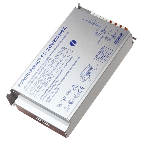 ЭПРА Osram для двух металлогалогенных ламп PTi 2х70W S