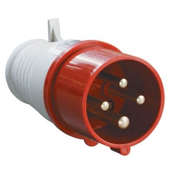 Вилка ИЭК 014 3Р+РЕ 16А 380В IP44