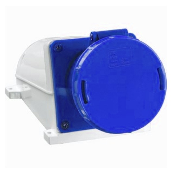 Розетка ИЭК 133 стационарная 2Р+РЕ 63А 220В IP54