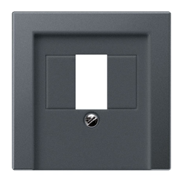 Накладка для USB Jung A зарядки и акустических розеток Антрацит матовый