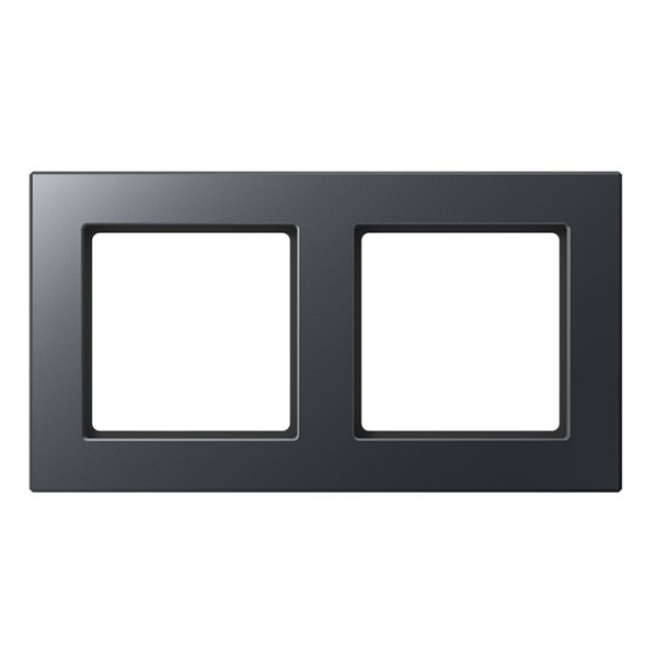 Рамка 2-ая Jung A Creation Антрацит матовый