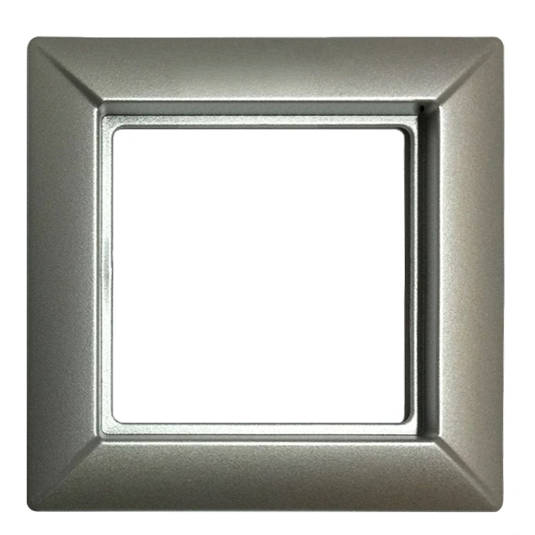 Рамка 1-ая Jung ECO Profi для вертикальной и горизонтальной установки Алюминий