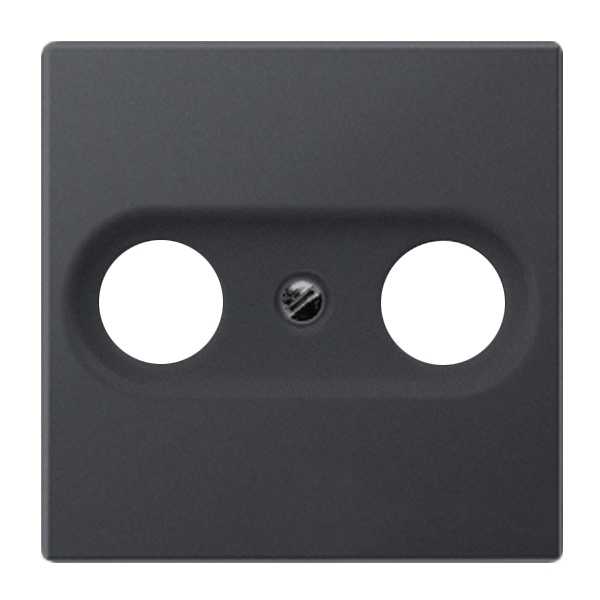 Накладка телевизионной розетки Jung ECO Profi TV-SAT(FM) Антрацит