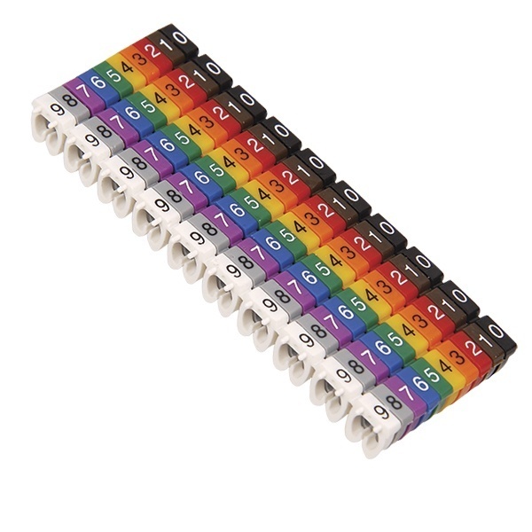 Маркер ИЭК МКН комплект цифр 0-9 1,5 мм [упак.150 шт]