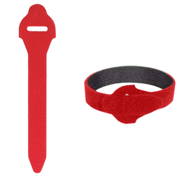 Хомут Legrand из ткани на липучке 150мм красный