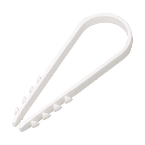 Дюбель-хомут ИЭК d19-25мм нейлон белый [упаковка 100шт]