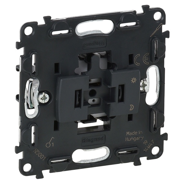 Выключатель одноклавишный безвинтовые зажимы 10а Legrand Life/Allure механизм