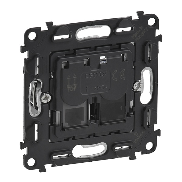 Розетка информационная комбинированная RJ11/RJ45 Кат.6 Legrand Life/Allure механизм