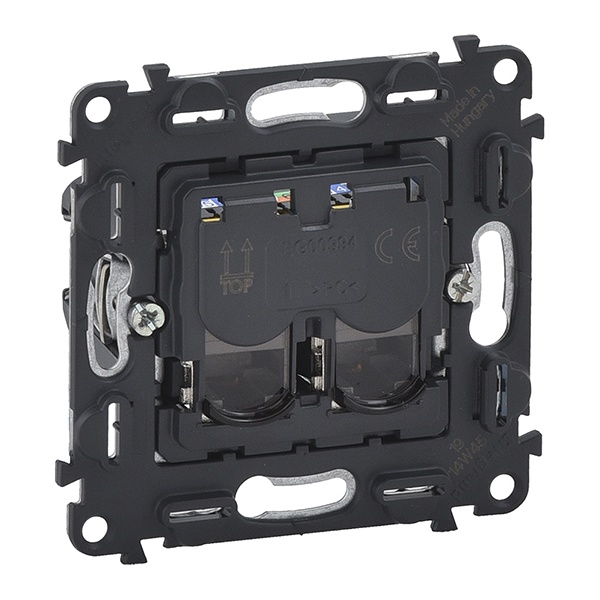 Розетка компьютерная 2-ая RJ45 Кат.5е Legrand Life/Allure механизм