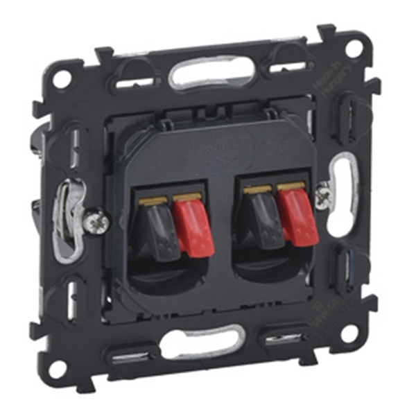 Розетка акустическая 2-ая с пружинными зажимами Legrand Life/Allure механизм