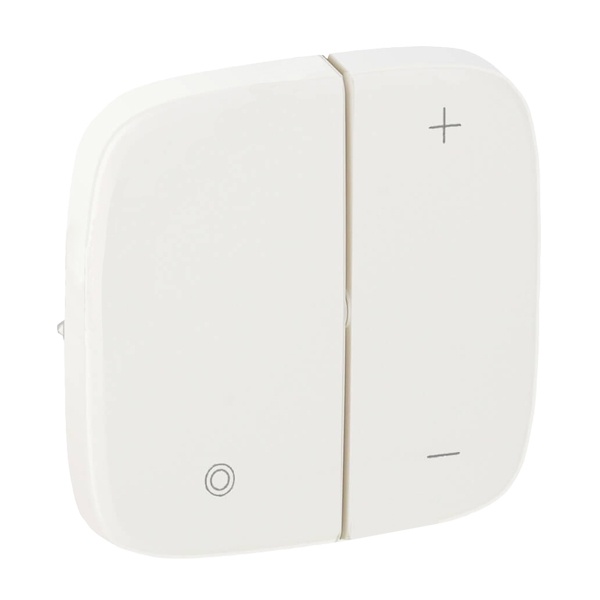 Лицевая панель для кнопочного светорегулятора Valena ALLURE Legrand, белый