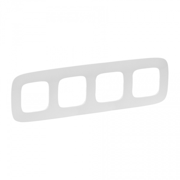 Рамка Legrand Valena ALLURE 4 поста универсальная белый