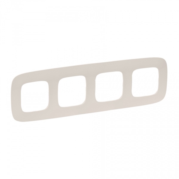 Рамка Legrand Valena ALLURE 4 поста универсальная слоновая кость (бежевый)